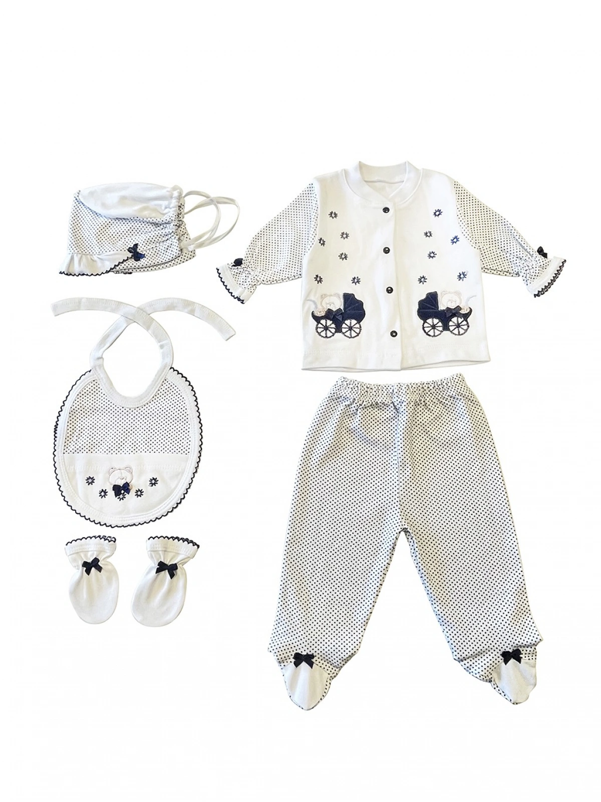 Sema Bebe 5li Set - Mavi