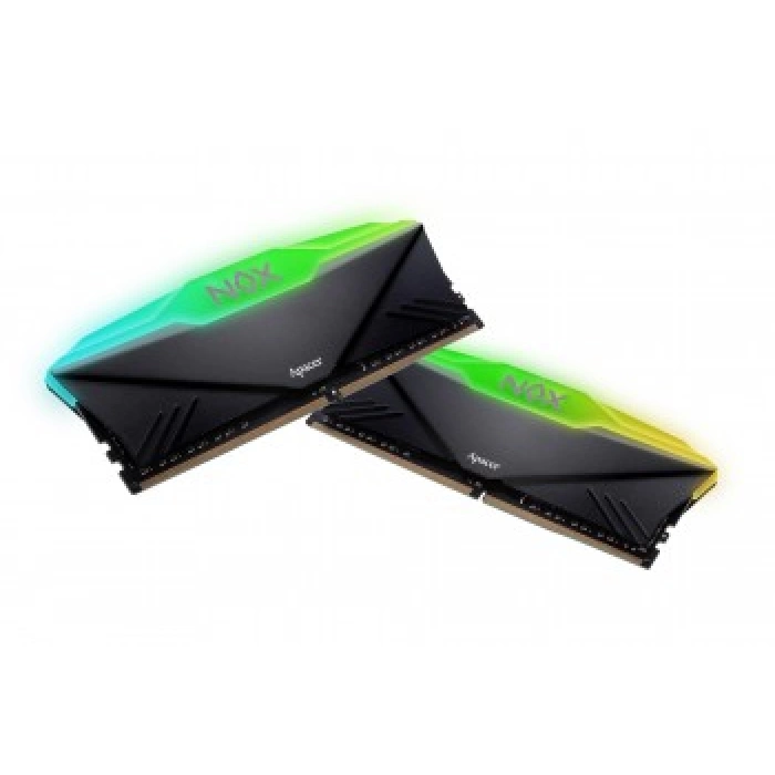 Apacer NOX RGB 16GB (2x8GB) 3200MHz CL16 DDR4 Gaming Ram (AH4U16G32C28YNBAA-2)