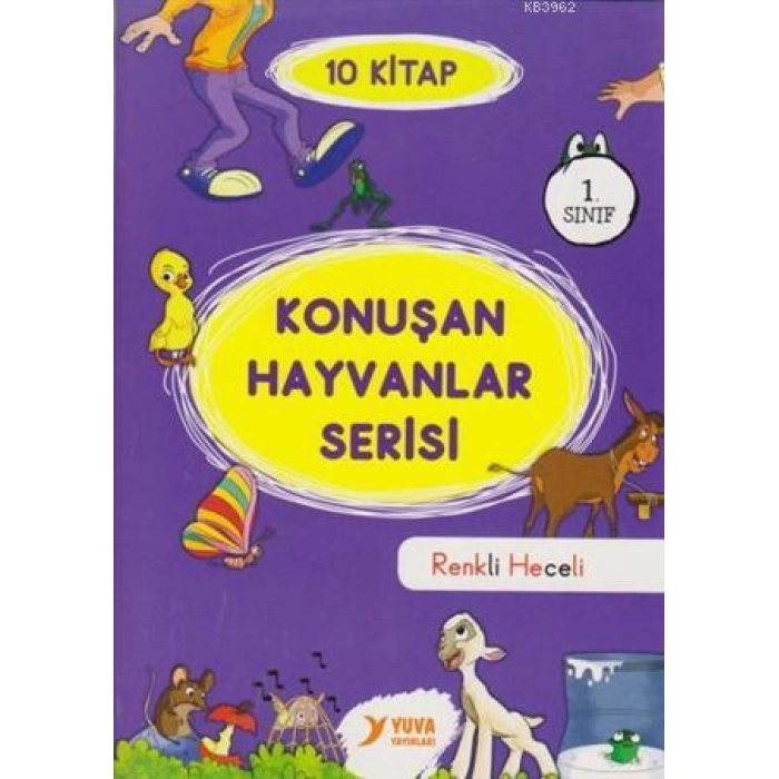 Yuva 1. Sinif Konuşan Hayvanlar Serisi Renkli Hece