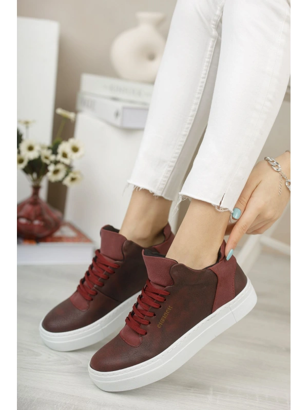CH004 BT Kadın Ayakkabı BORDO