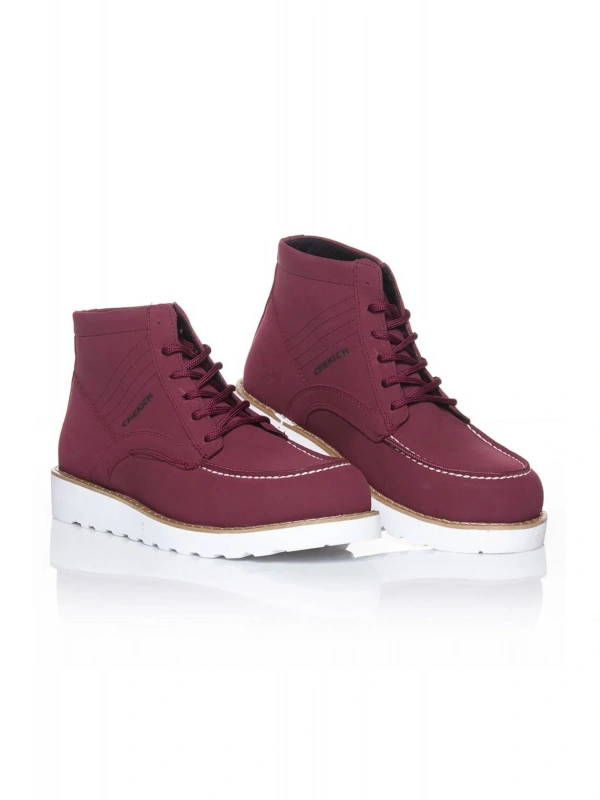 CH047 Süet BT Erkek Bot BORDO