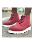 CH047 Süet BT Erkek Bot BORDO