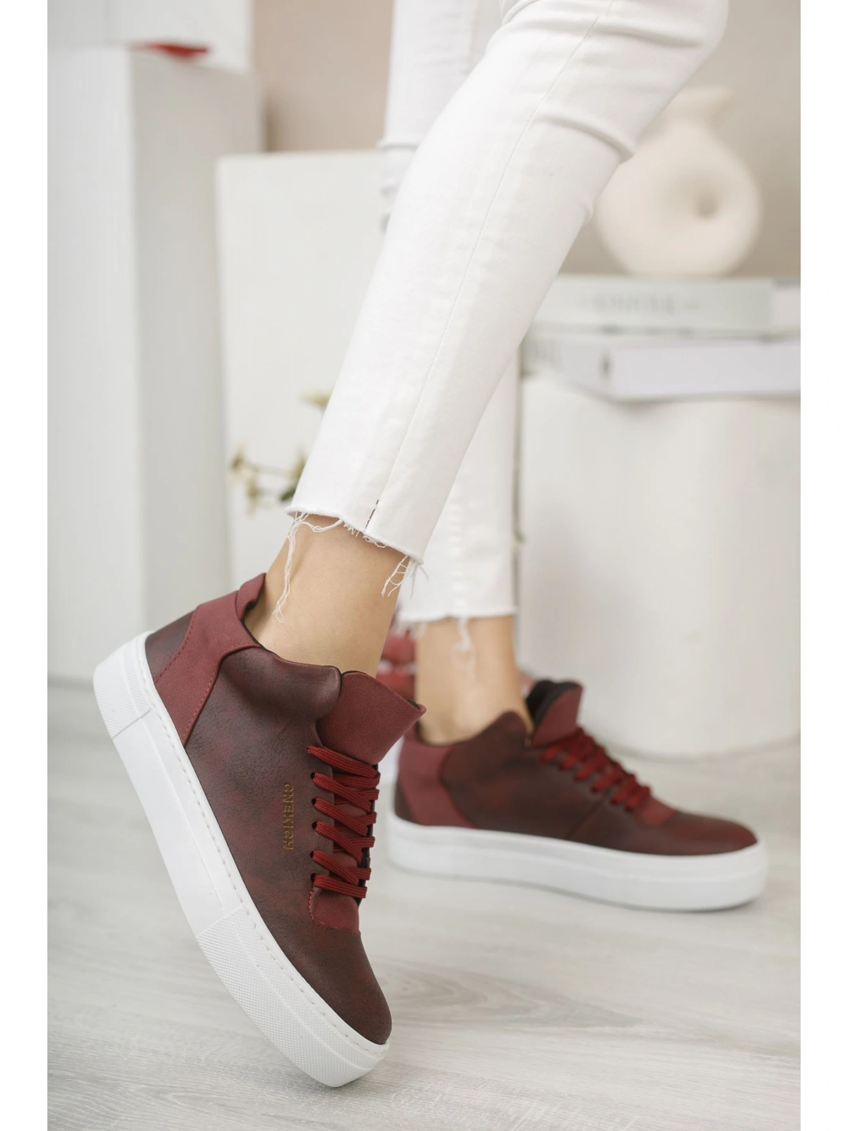 CH004 BT Kadın Ayakkabı BORDO