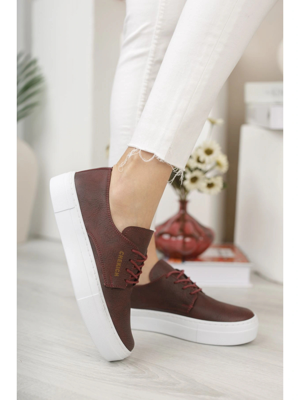 CH005 BT Kadın Ayakkabı BORDO