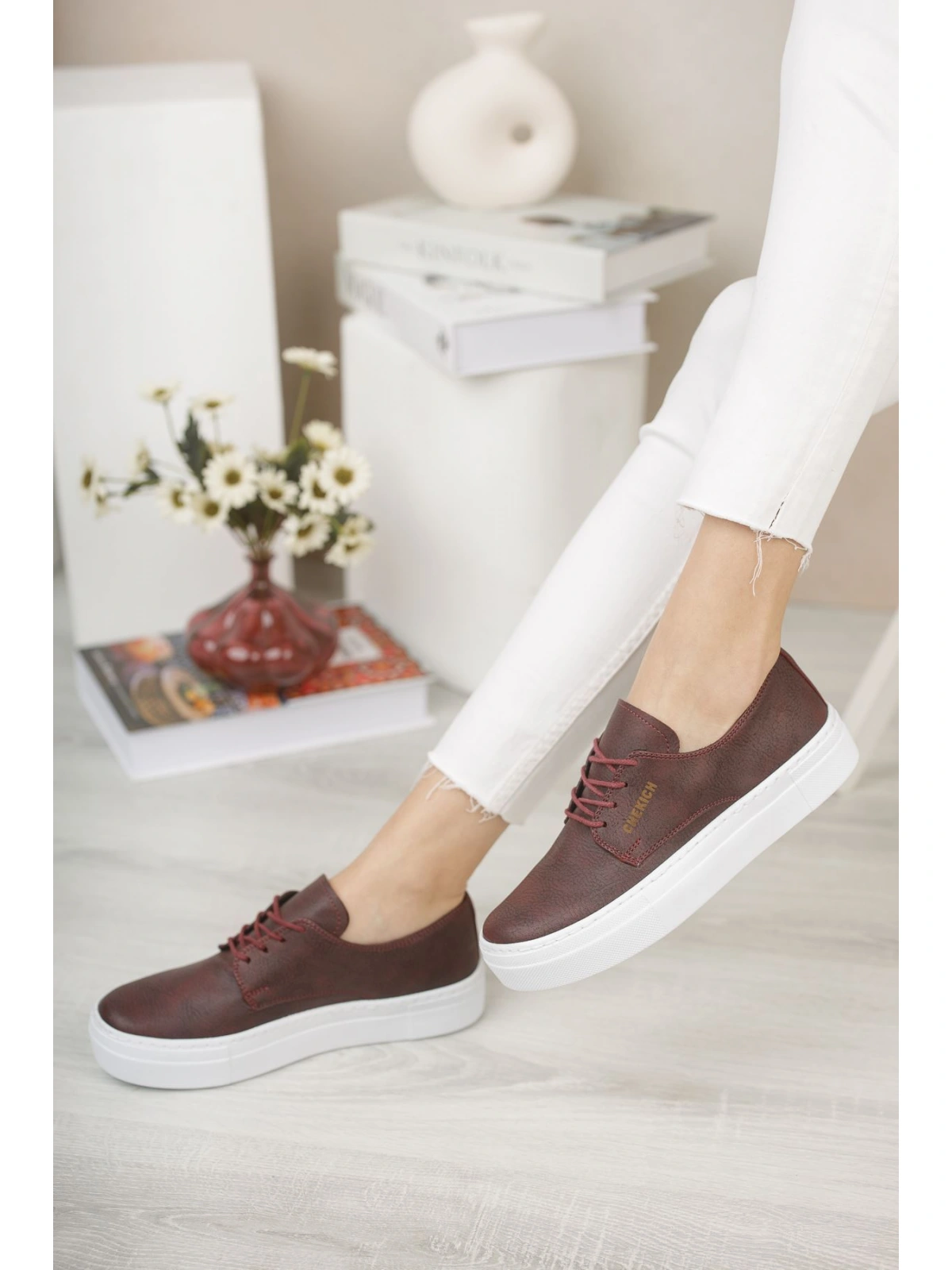 CH005 BT Kadın Ayakkabı BORDO
