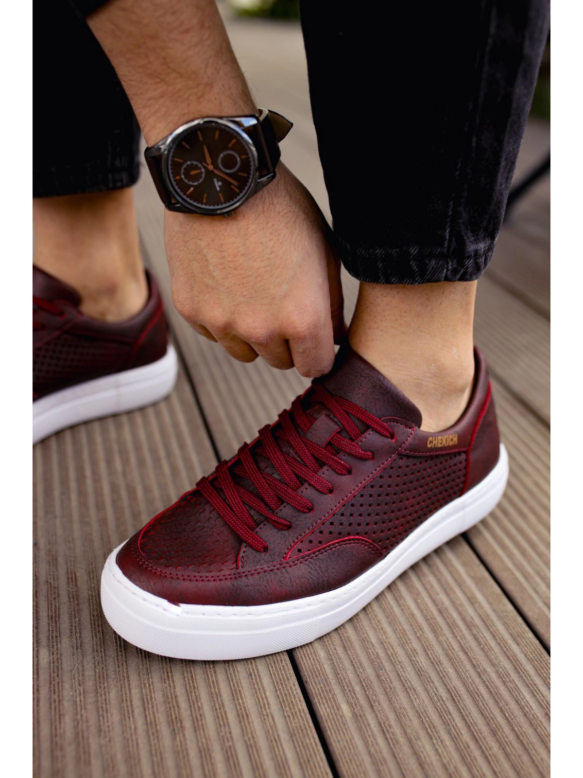 CH015 BT Erkek Ayakkabı BORDO