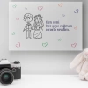 Romantik Tasarımlı Mini Kanvas Tablo - No10
