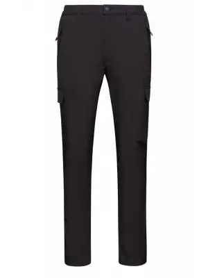 2AS Barunas Erkek İnce Softshell Kargo Pantolon Siyah