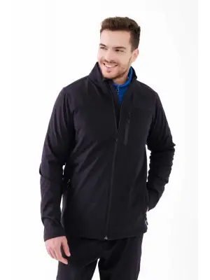 2AS Baxter İnce Softshell Erkek Ceket Siyah