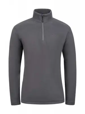 2AS Cedric Erkek Yarım Fermuarlı İnce Polar Sweatshirt Antrasit