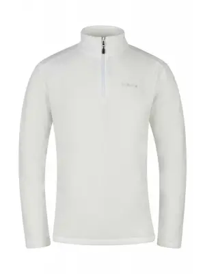 2AS Cedric Erkek Yarım Fermuarlı İnce Polar Sweatshirt Beyaz