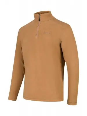 2AS Cedric Erkek Yarım Fermuarlı İnce Polar Sweatshirt Camel