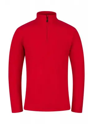 2AS Cedric Erkek Yarım Fermuarlı İnce Polar Sweatshirt Kırmızı