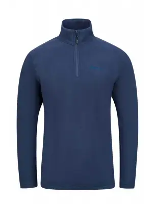 2AS Cedric Erkek Yarım Fermuarlı İnce Polar Sweatshirt Lacivert