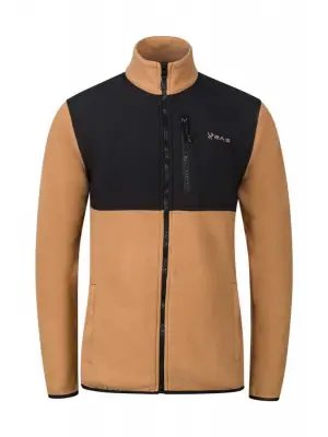 2AS Cliff Erkek Parçalı İnce Polar Sweatshirt Camel