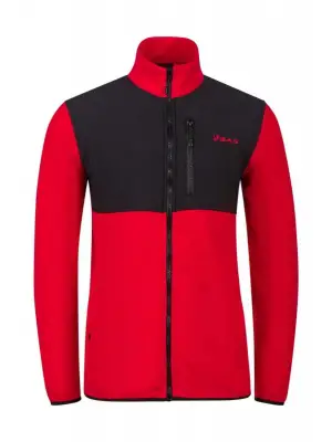 2AS Cliff Erkek Parçalı İnce Polar Sweatshirt Kırmızı