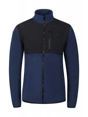 2AS Cliff Erkek Parçalı İnce Polar Sweatshirt Lacivert