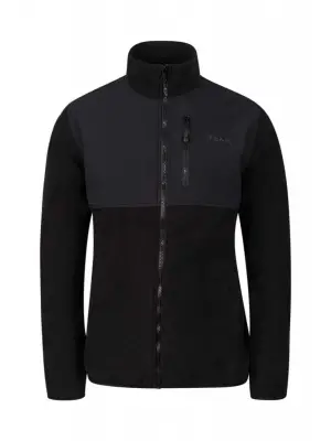 2AS Cliff Erkek Parçalı İnce Polar Sweatshirt Siyah