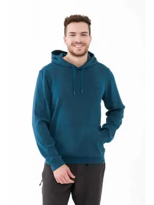 2AS Oliver Erkek Kapüşonlu Sıfır Yaka Sweatshirt Lacivert