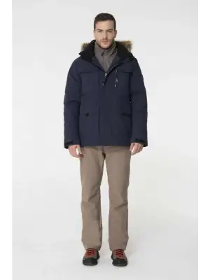 2AS Saalbach Erkek Down Ceket Mont Gri