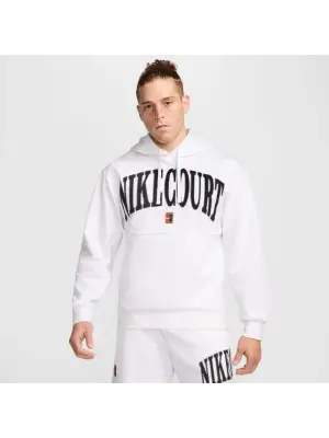 NikeCourt Dri-FIT Fleece Heritage Hoodie Erkek Sweatshirt