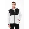 2AS Cliff Erkek Parçalı İnce Polar Sweatshirt Beyaz