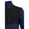 2AS Cliff Erkek Parçalı İnce Polar Sweatshirt Lacivert