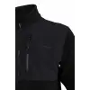 2AS Cliff Erkek Parçalı İnce Polar Sweatshirt Siyah