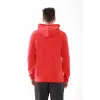 2AS Oliver Erkek Kapüşonlu Sıfır Yaka Sweatshirt Kırmızı