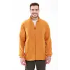 2AS Saka Tam Fermuarlı Erkek Polar Swetshirt Altın