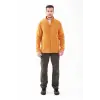 2AS Saka Tam Fermuarlı Erkek Polar Swetshirt Altın