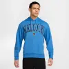 NikeCourt Dri-FIT Fleece Heritage Hoodie Erkek Mavi Sweatshirt