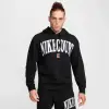 NikeCourt Dri-FIT Fleece Heritage Hoodie Siyah Erkek Sweatshirt