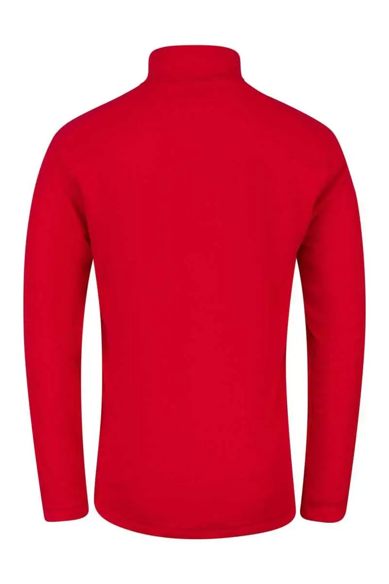 2AS Cedric Erkek Yarım Fermuarlı İnce Polar Sweatshirt Kırmızı