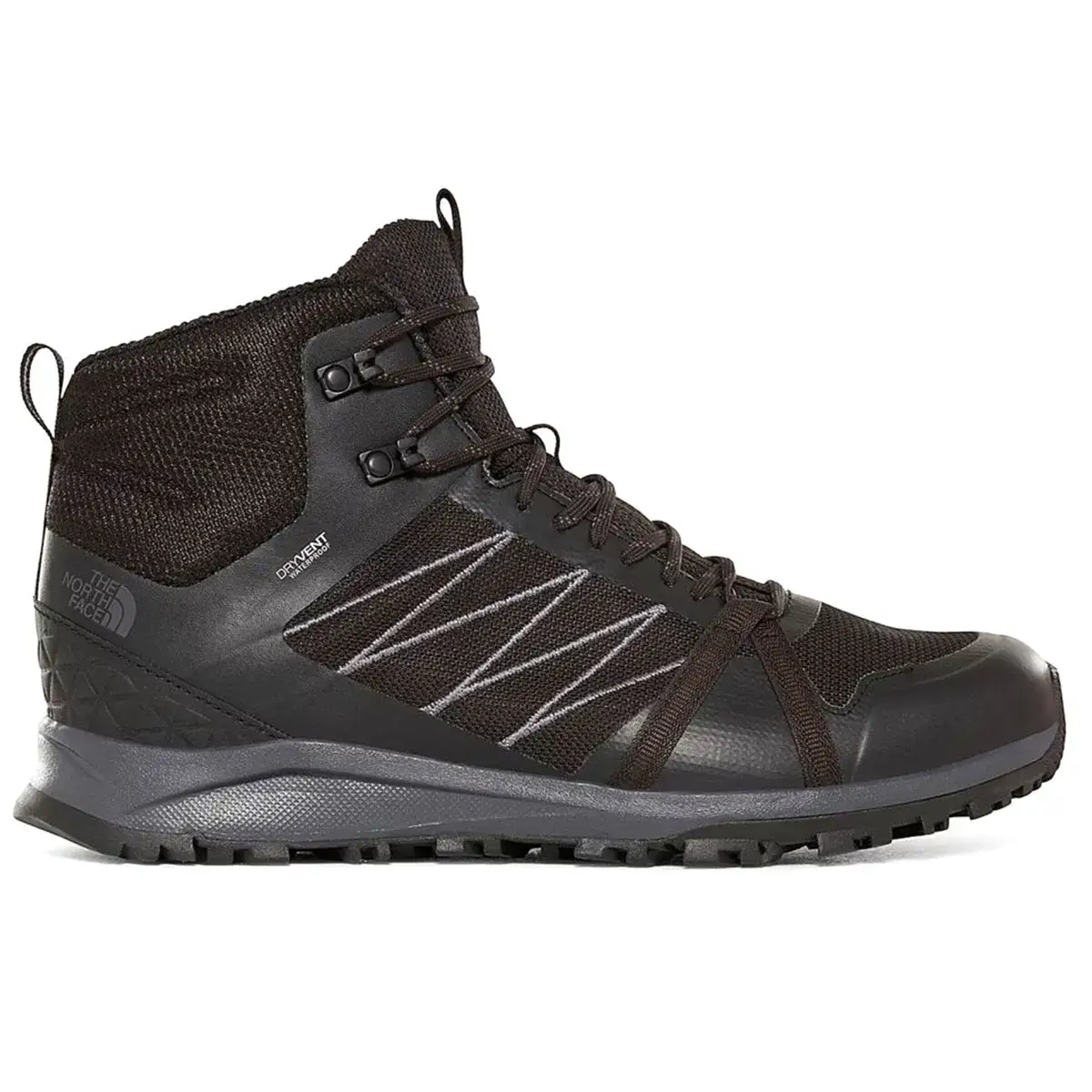 The North Face M Litewave Fastpack II Mid Wp Erkek Siyah Su Geçirmez Outdoor Ayakkabı