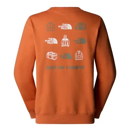 The North Face outdoor graphıc crew ıron bronze