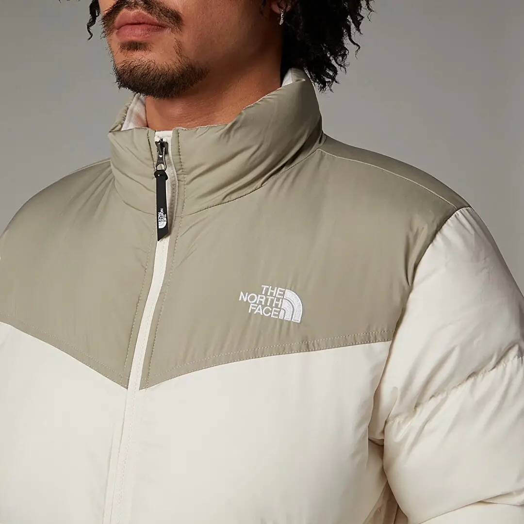 The North Face Saikuru Erkek Ekru Dik Yaka Mont