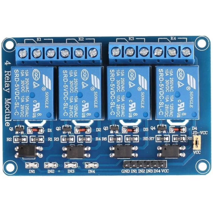 12V Röle Modülü 4 Kanal (4 lü)