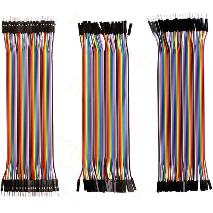 20 cm 120’li Dişi-dişi, Erkek-Erkek, Erkek-Dişi Jumper Kablo Seti