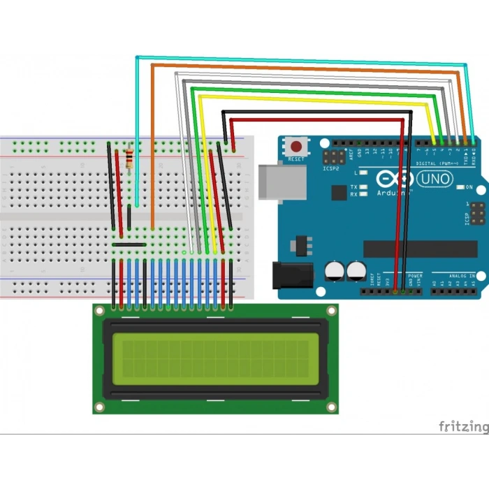 2016 2x16 LCD Ekran