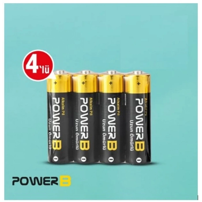 4 adet AA Alkalin Kalem Pil
