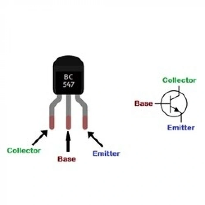 5 adet BC 547 NPN Transistör