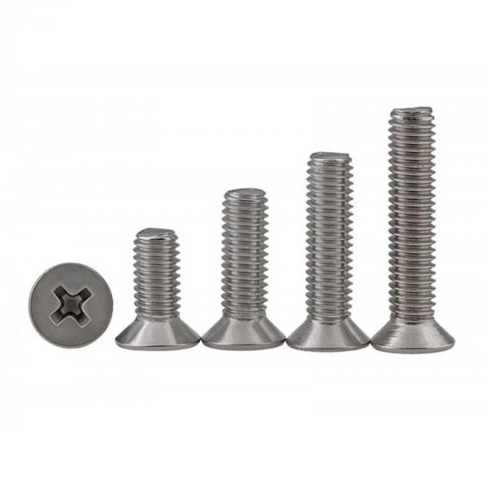 50 adet M3x25 mm YHB (Yuvarlak Havşa Başlı) Vida