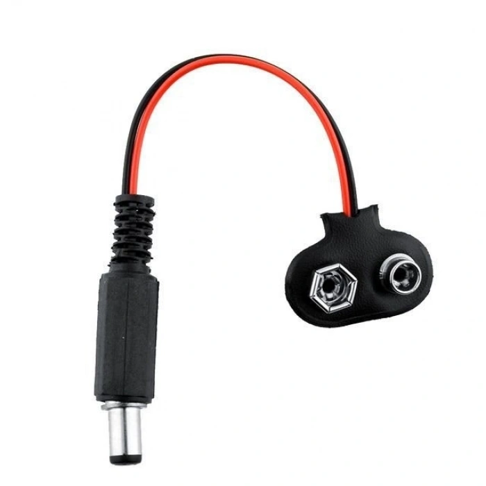 9V Pil Başlığı (Arduino Uyumlu Soketli)