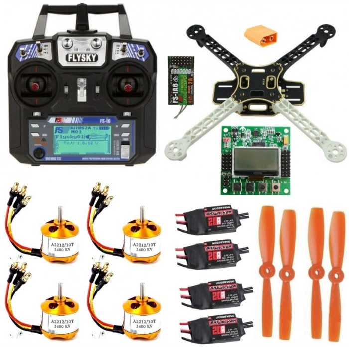F450 Drone Seti FS-i6 Kumandalı