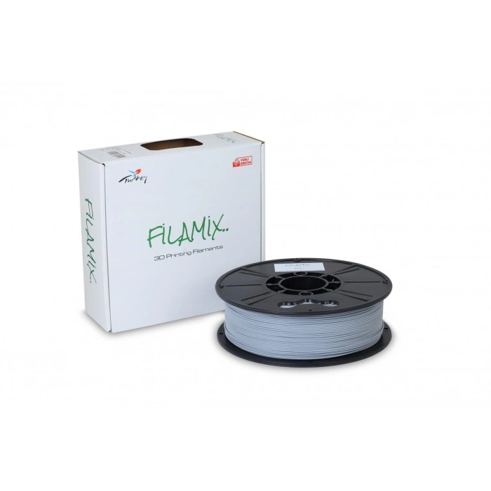 FİLAMİX 3D Yazıcı / Kalem için 1 kg PLA Filament GRİ