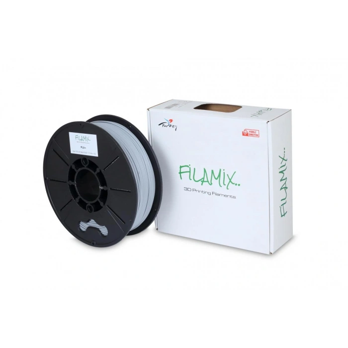 FİLAMİX 3D Yazıcı / Kalem için 1 kg PLA Filament GRİ