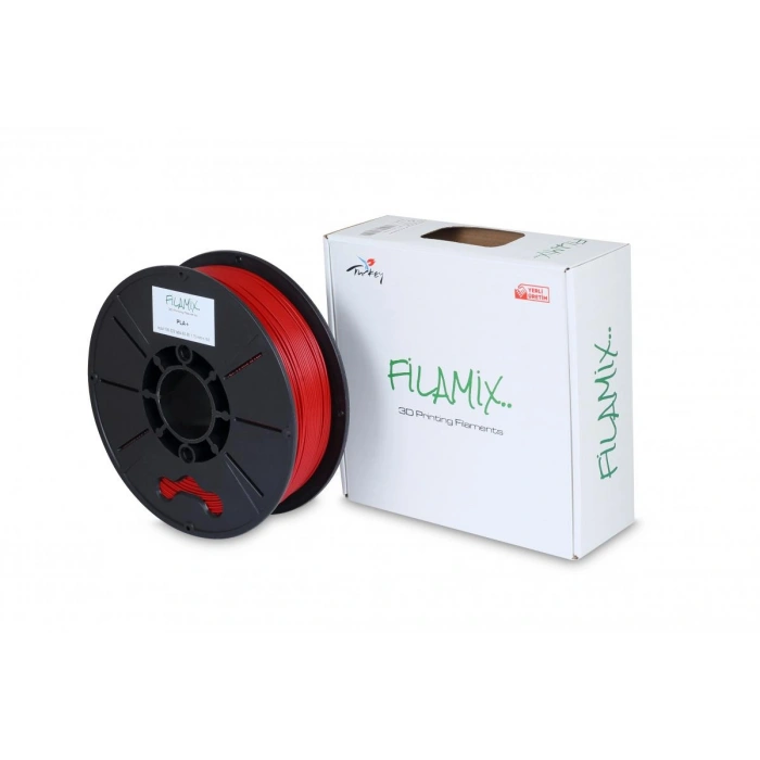 FİLAMİX 3D Yazıcı / Kalem için 1 kg PLA Filament KIRMIZI