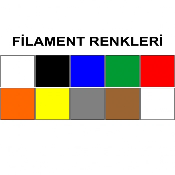 KAMUFLAJ 3D Kalem Yazıcı+10 renk 20 metre(10x2metre)PLA Filament