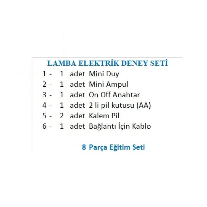 LAMBA ELEKTRİK DENEY SETİ